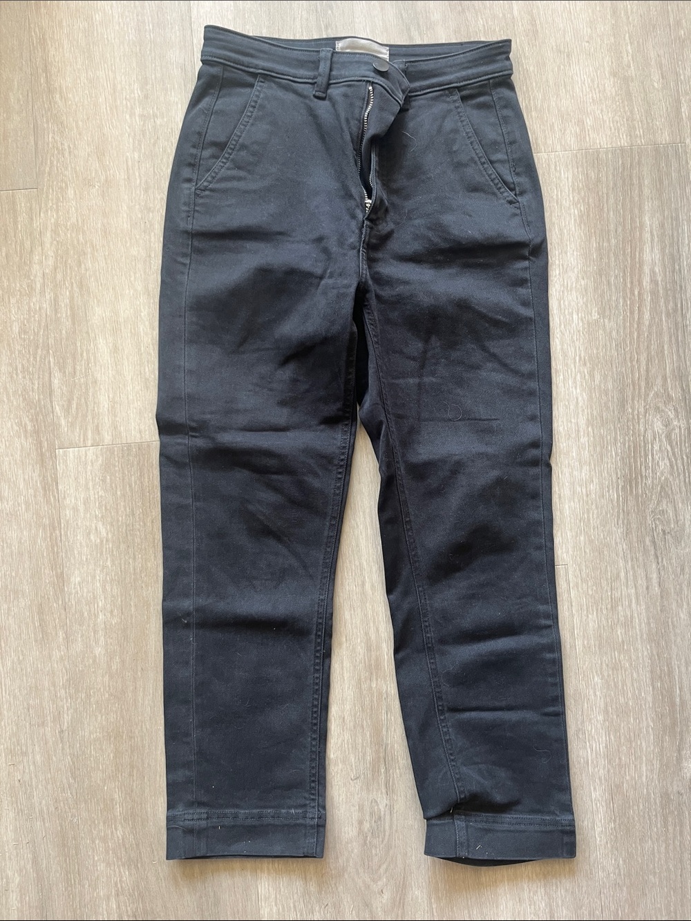 Everlane Black Straight-Leg Pants